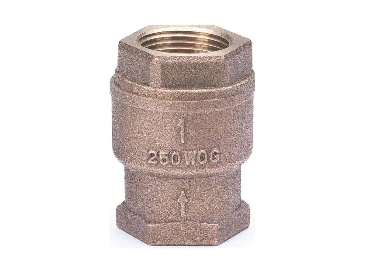 Milwaukee Valve 548T - 100 Bronze threaded check valve