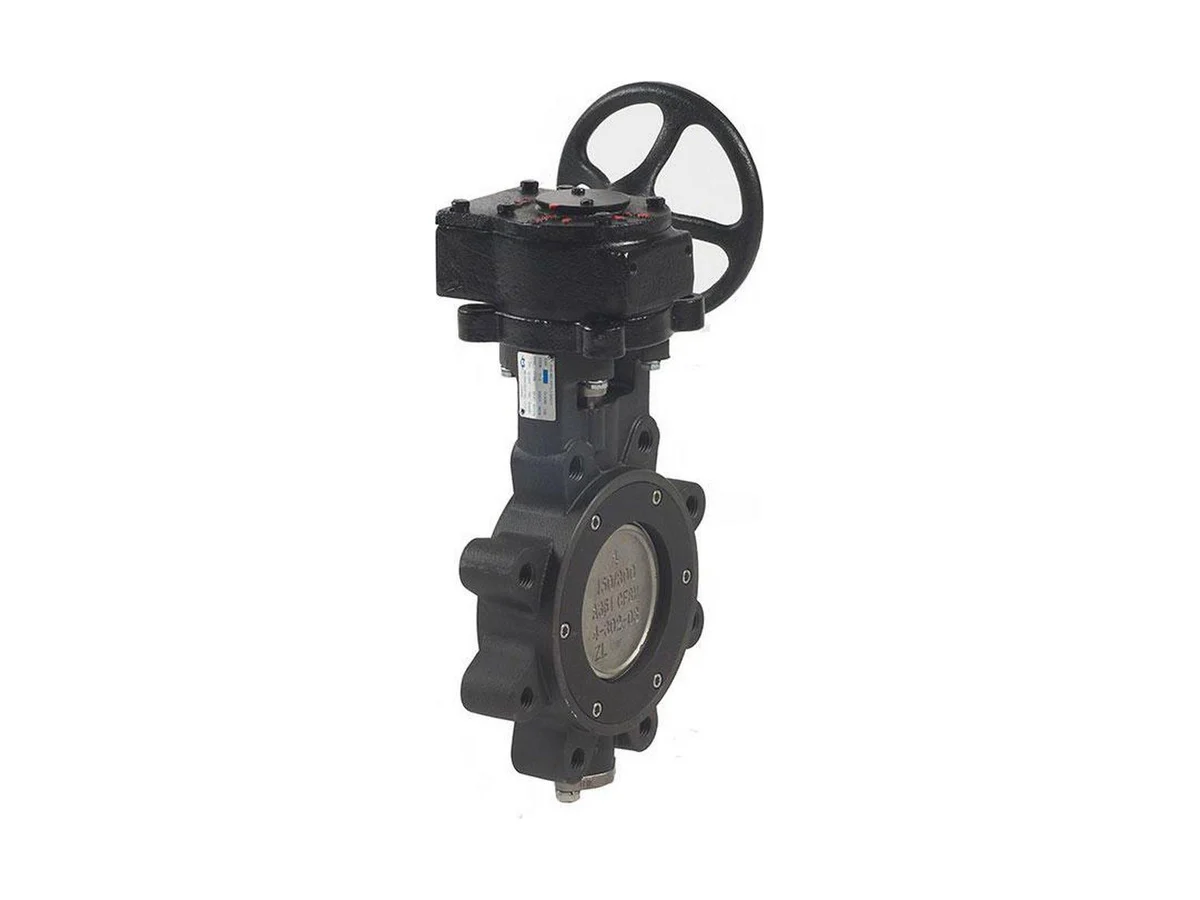 Milwaukee Valve HP1LCS4213 100 Operator handle butterfly valve