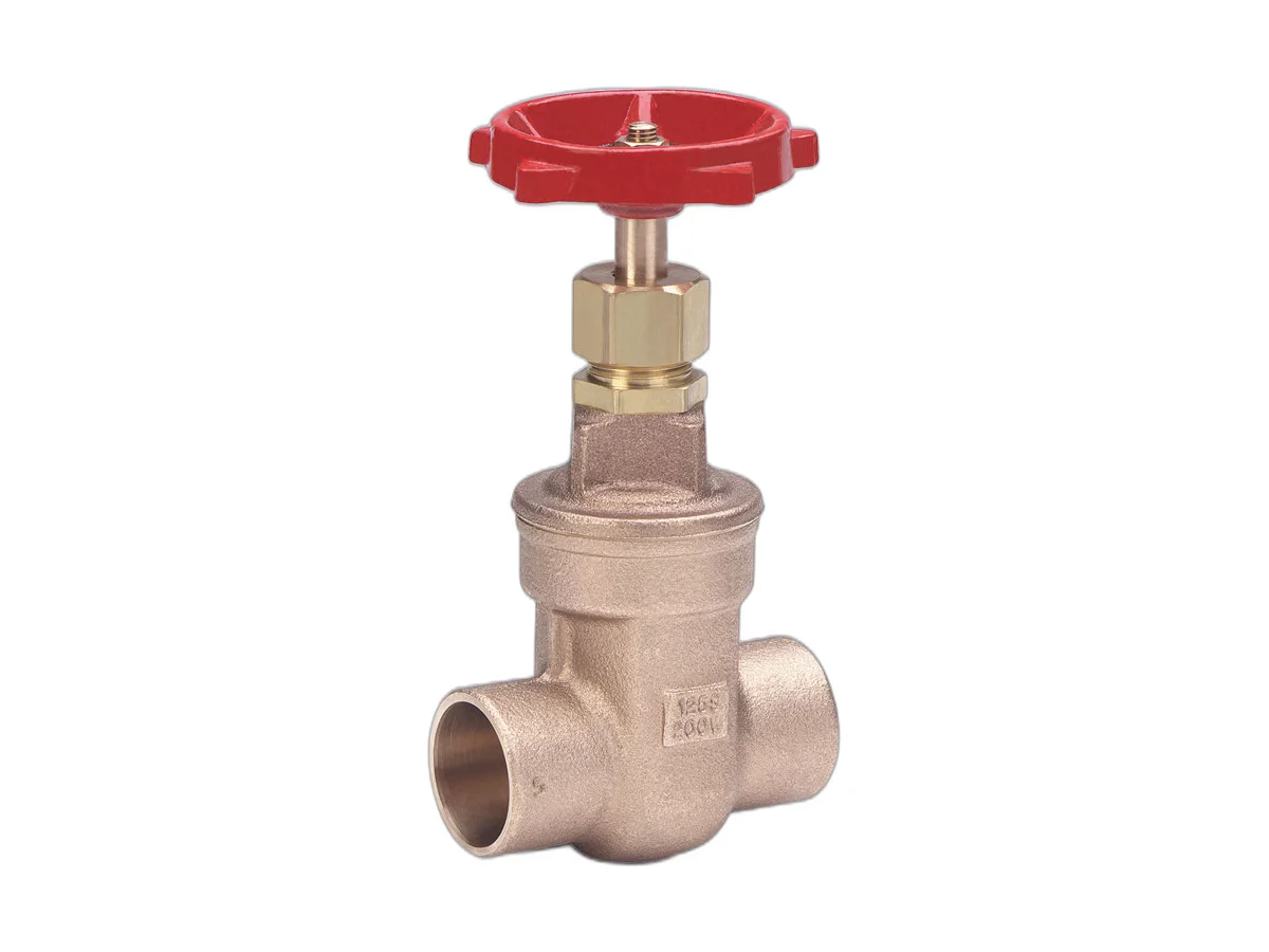 Milwaukee Valve 115 - 12 Bronze solder gate valve