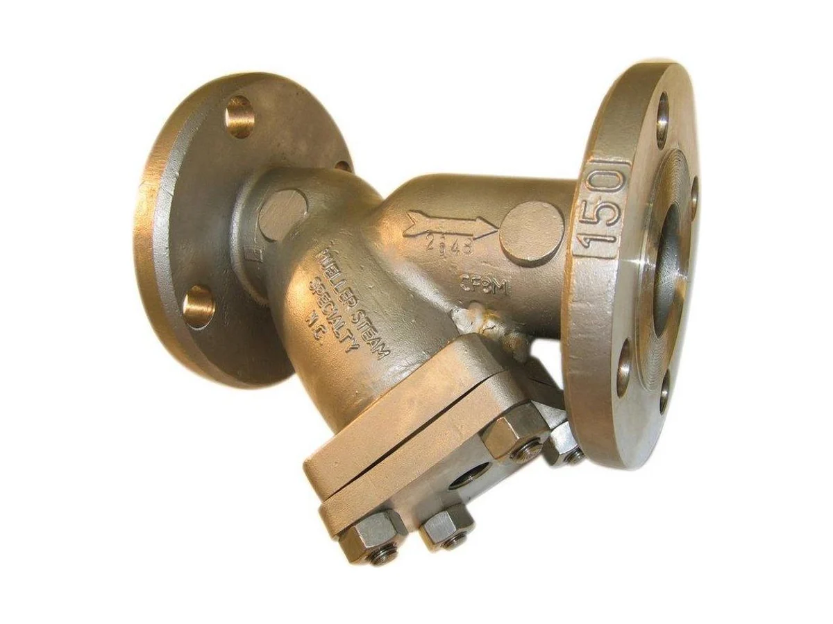 Mueller Steam Specialty M6701497 Steel valve wye strainer