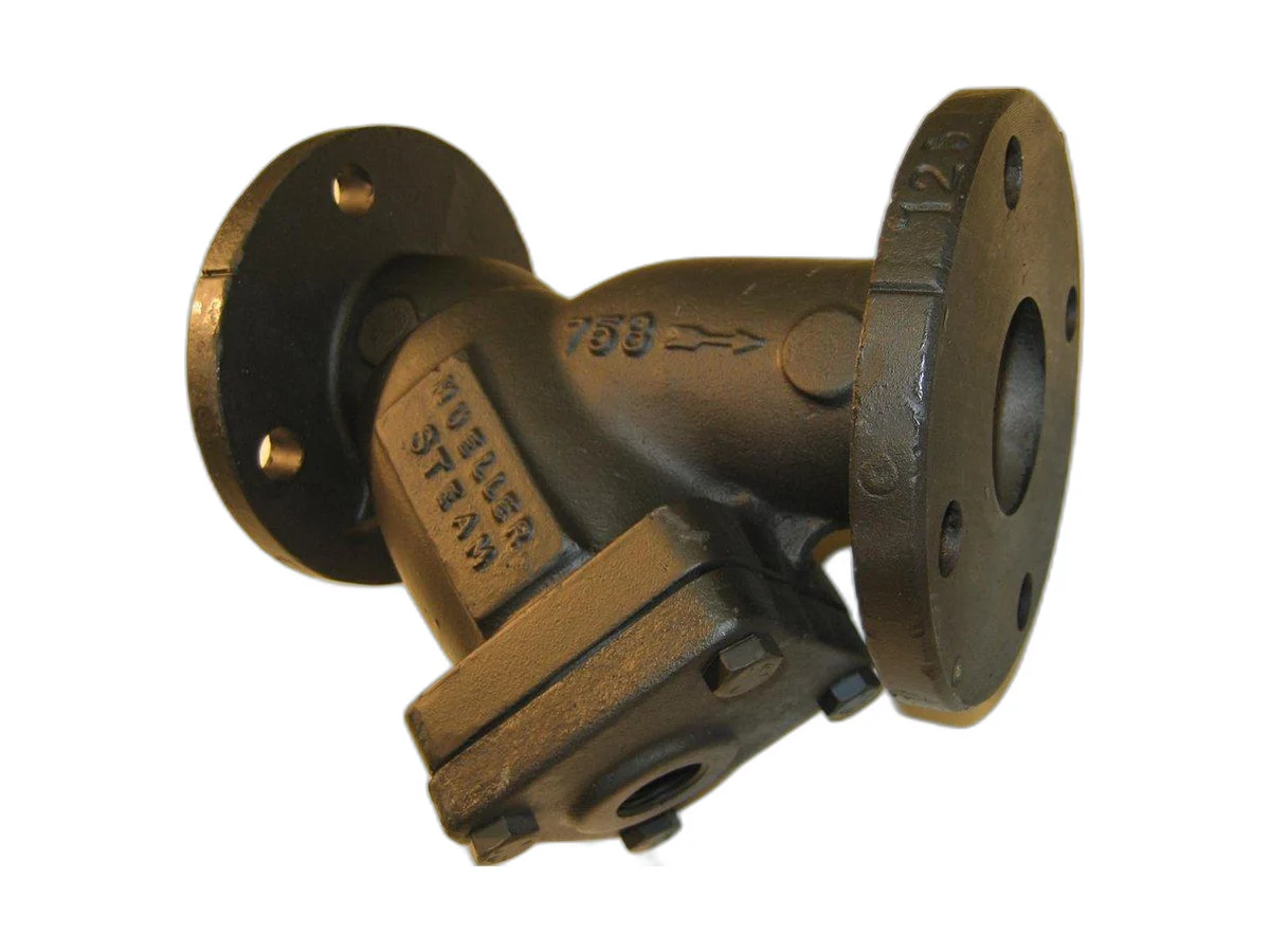 Mueller Steam Specialty M6706963 Iron flanged wye strainer