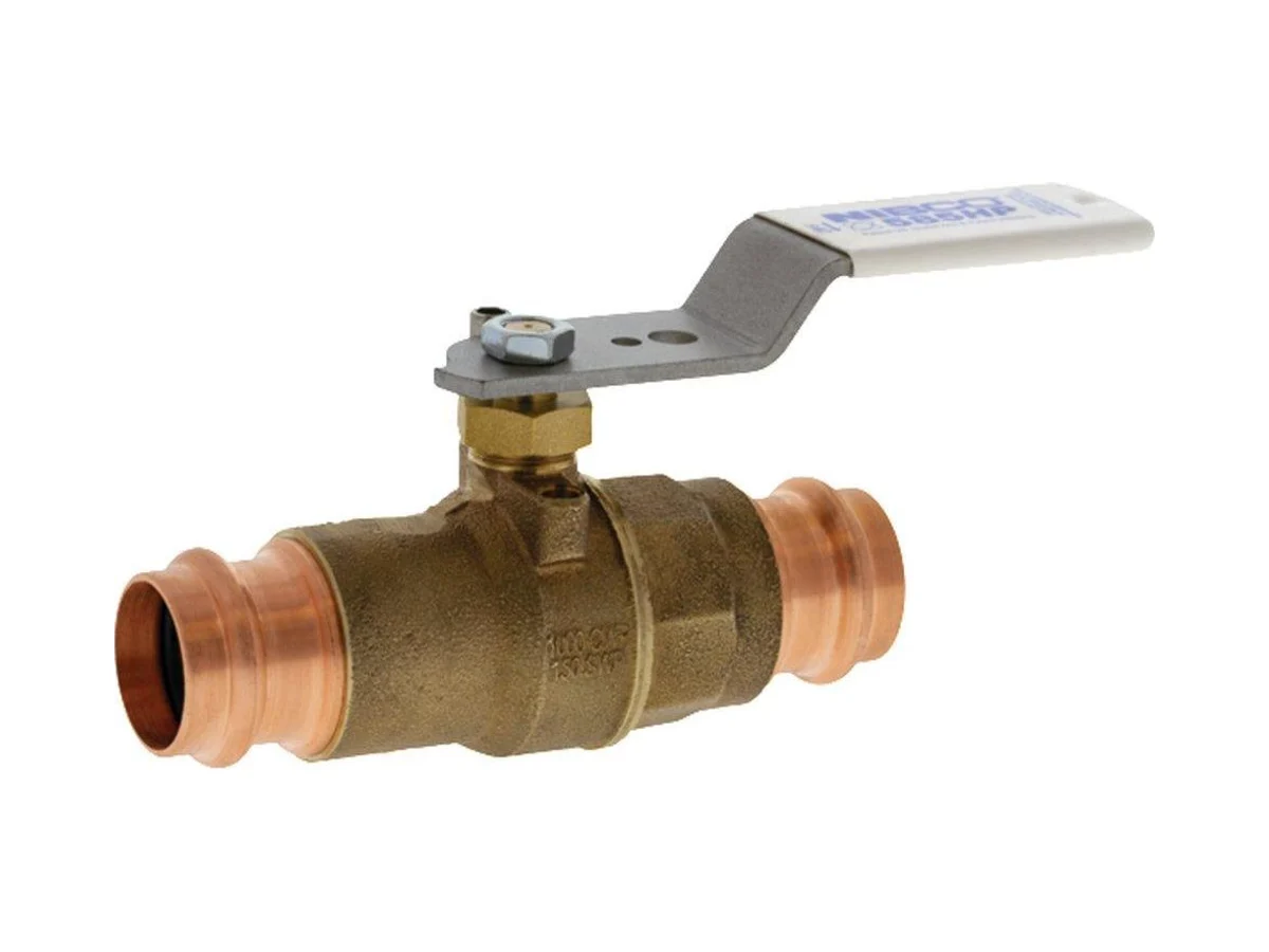 NIBCO HP84HXC Bronze press ball valve