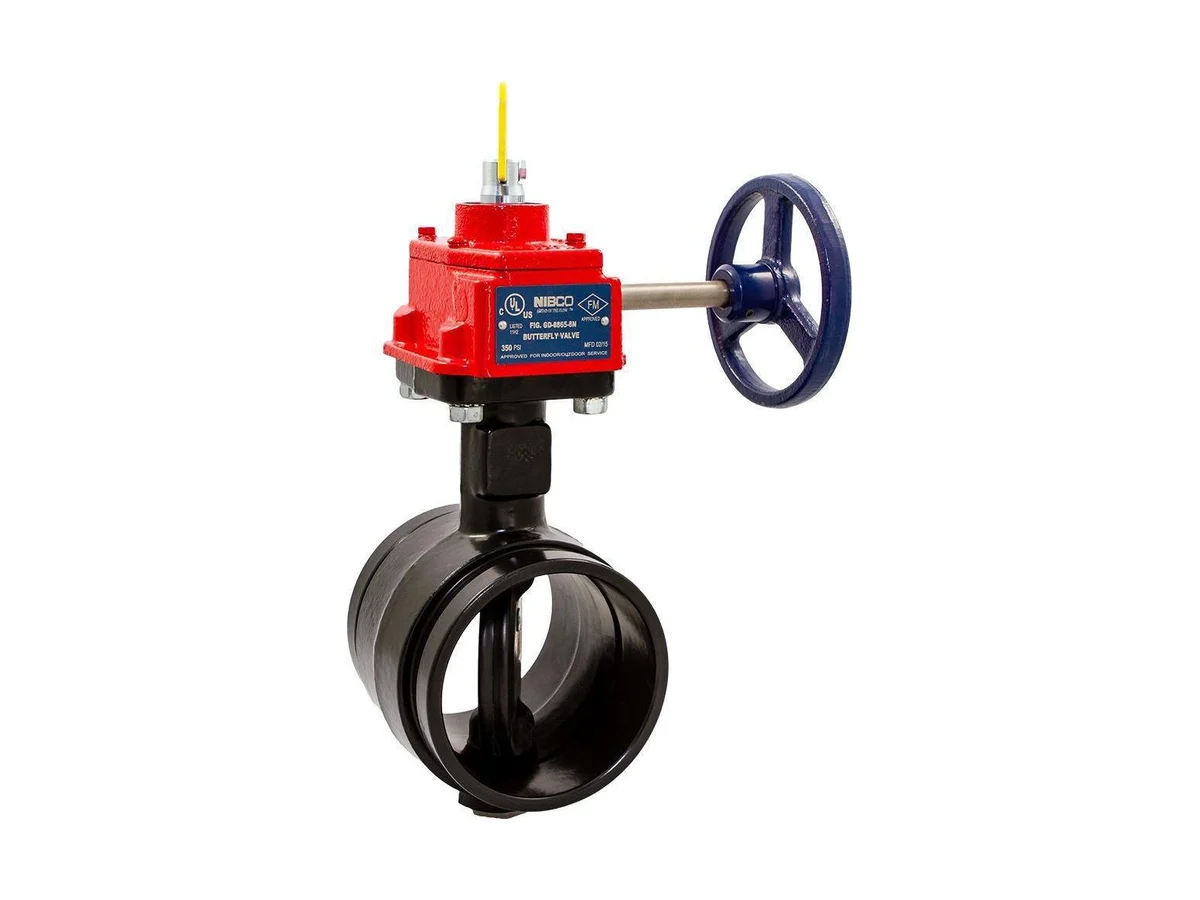 NIBCO NLK867K With switch butterfly valve