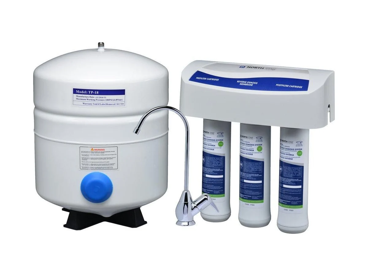 North Star NSROPS4 Filtration system with faucet