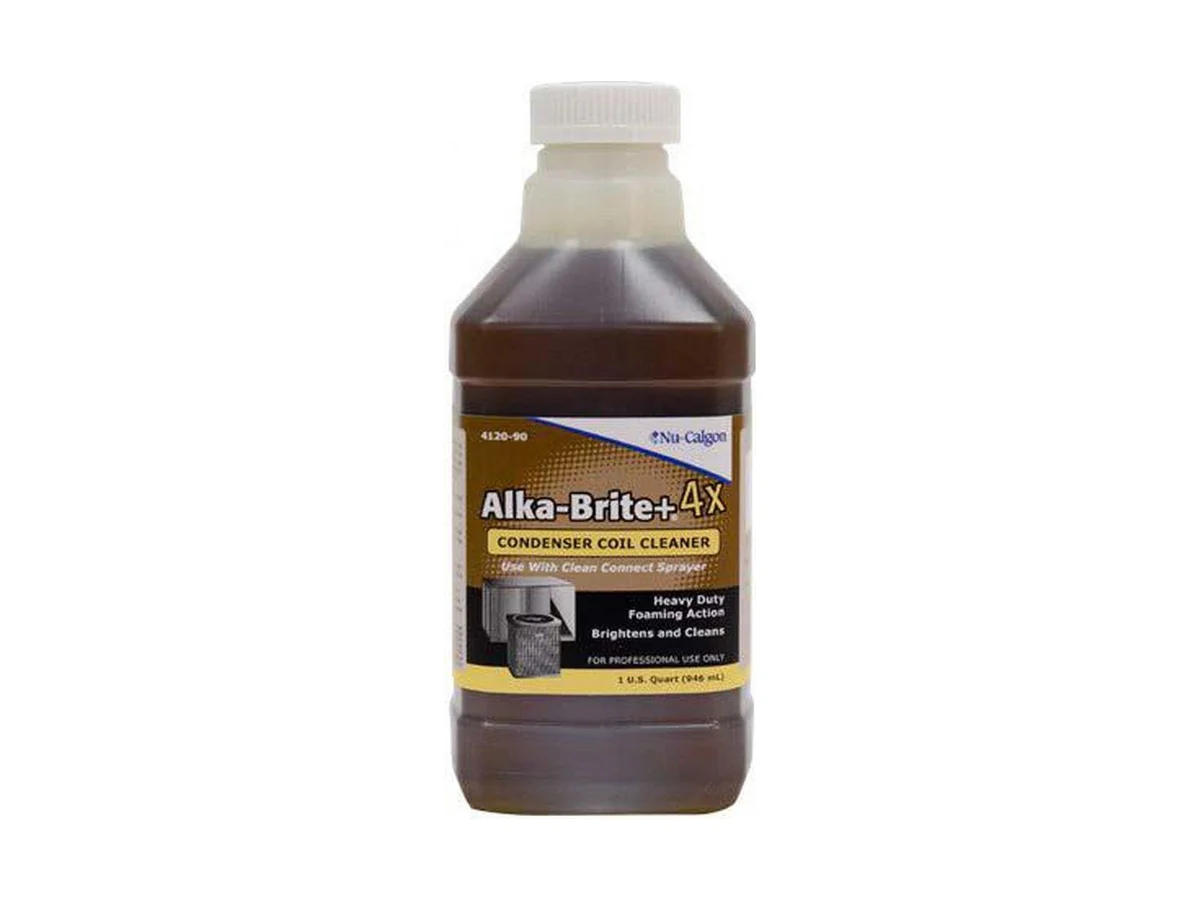 Nu Calgon Wholesaler Alka-Brite Plus 4120-90 Based condenser coil cleaner