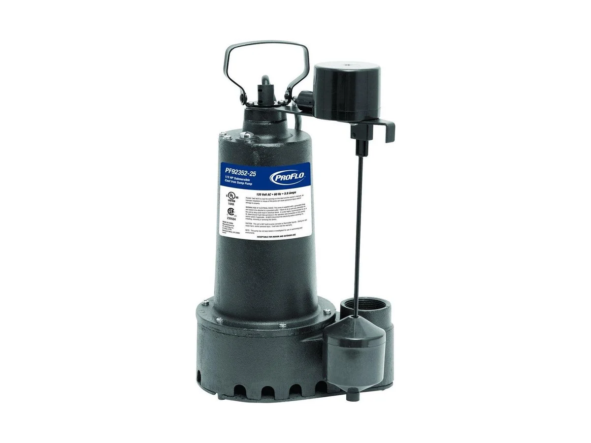 PROFLO PF92352-25 Iron submersible sump pump