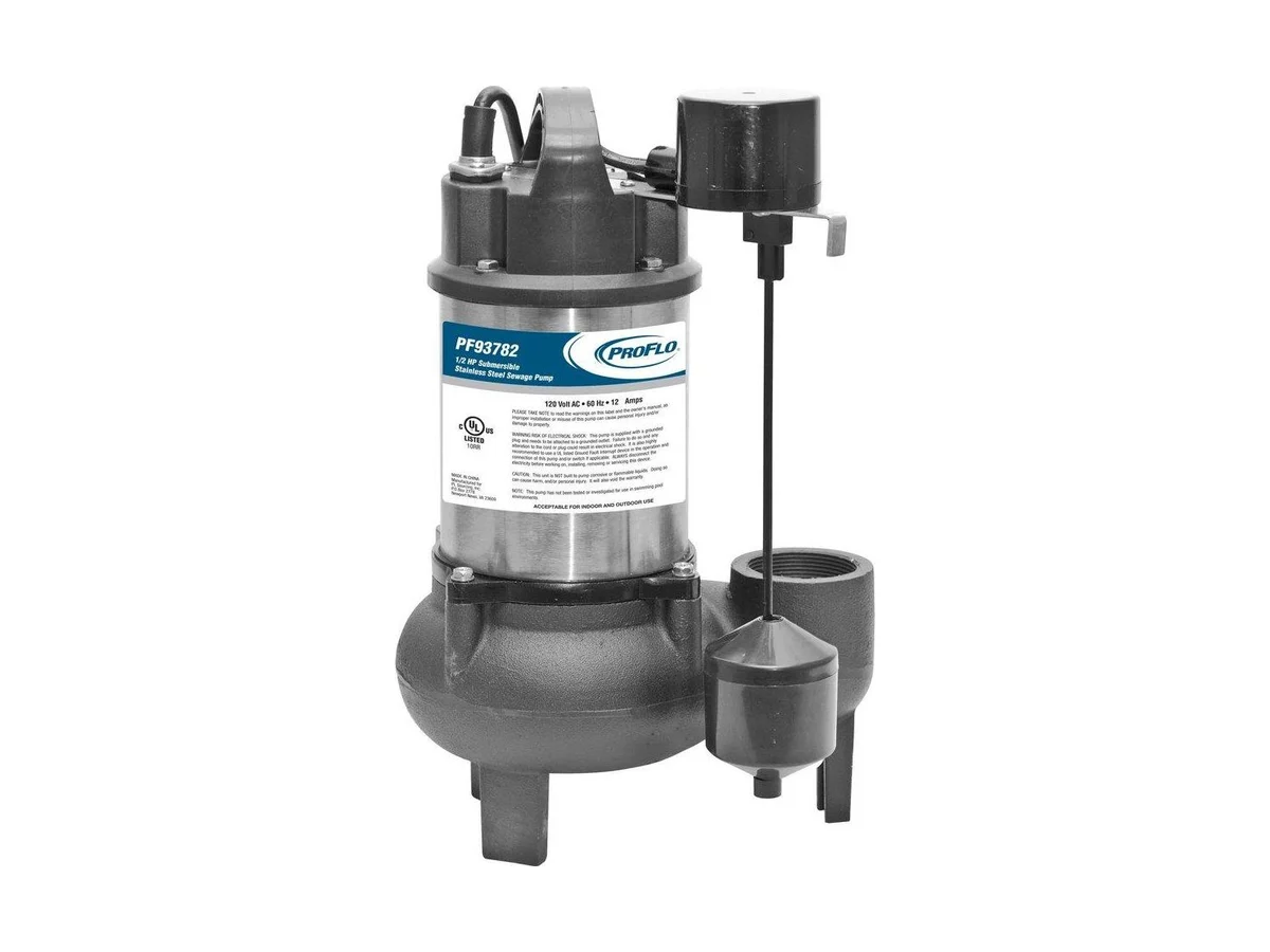 PROFLO PF93782 Steel vertical sewage pump
