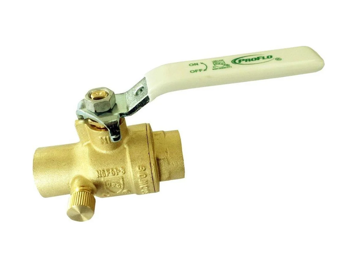 PROFLO PFXR858PF Brass sweat ball valve