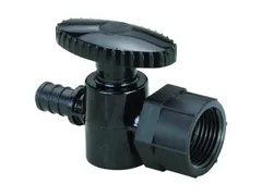 PureFlow Crimp VXVC3 Stop valve in black