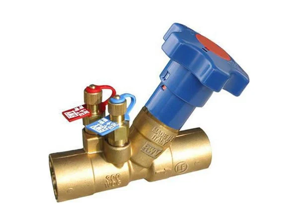 Red-White Valve 9519AB 2 Joint brass hvac valve