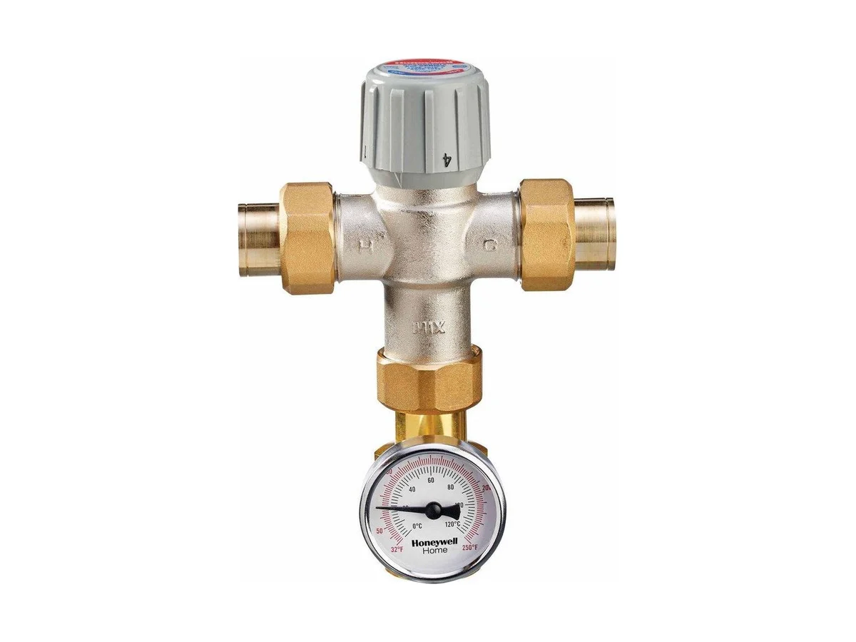 Resideo AM101-USTG-1LF Sweat thermostat mixing valve