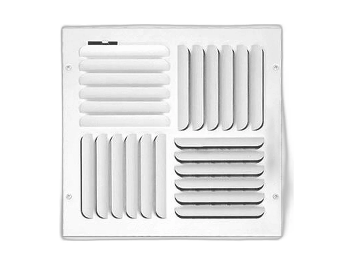 Shoemaker Manufacturing 204-012X12 Diffuser in white steel