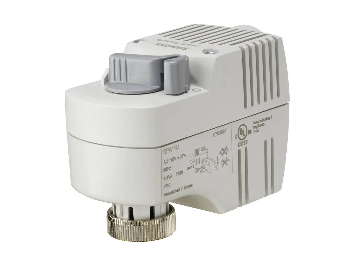Siemens Building Technologies SFA71U Die cast aluminum actuator