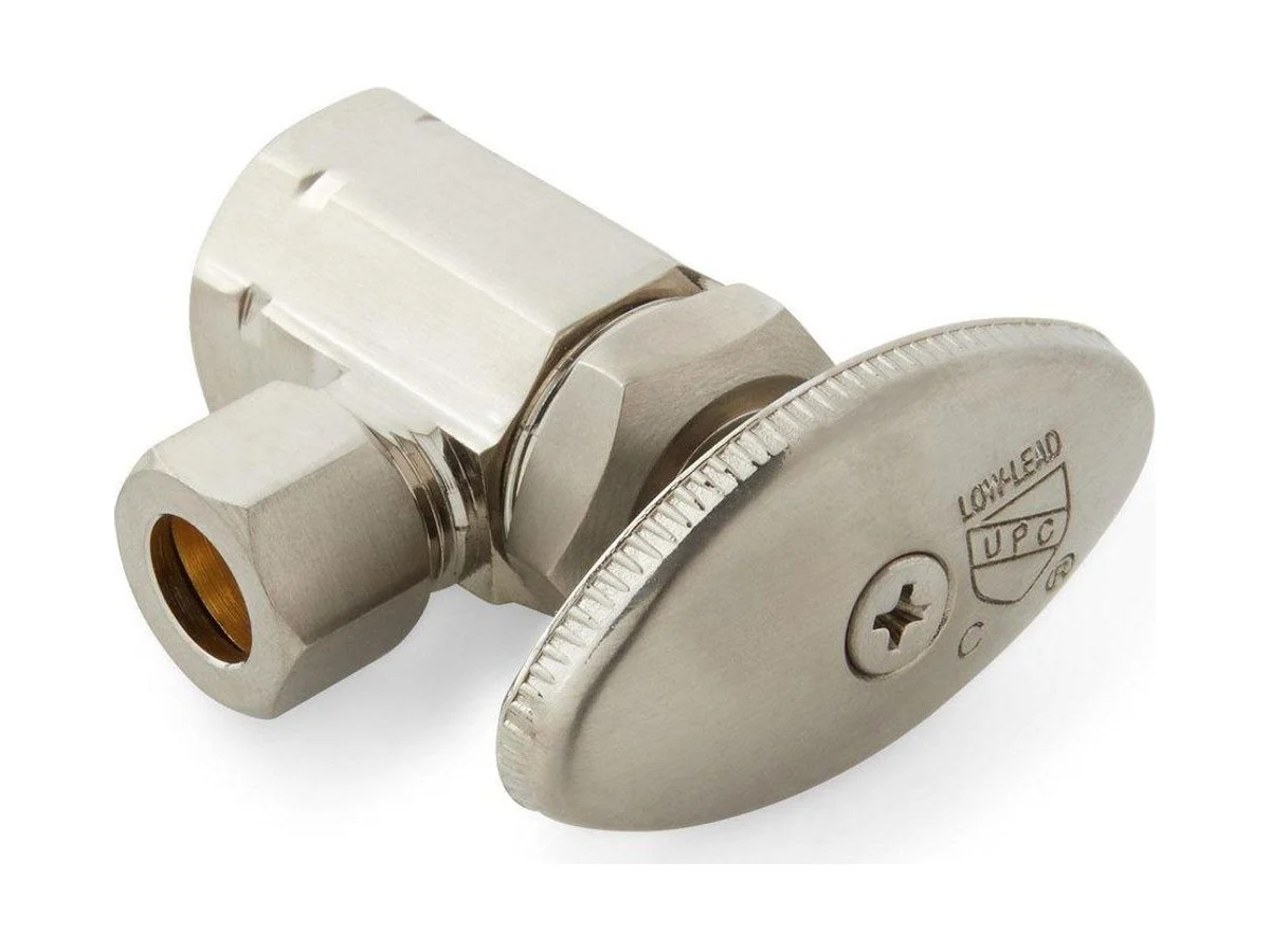 Signature Hardware 148012 Valve in brushed nickel