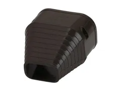 Slimduct 85467 End fitting in brown