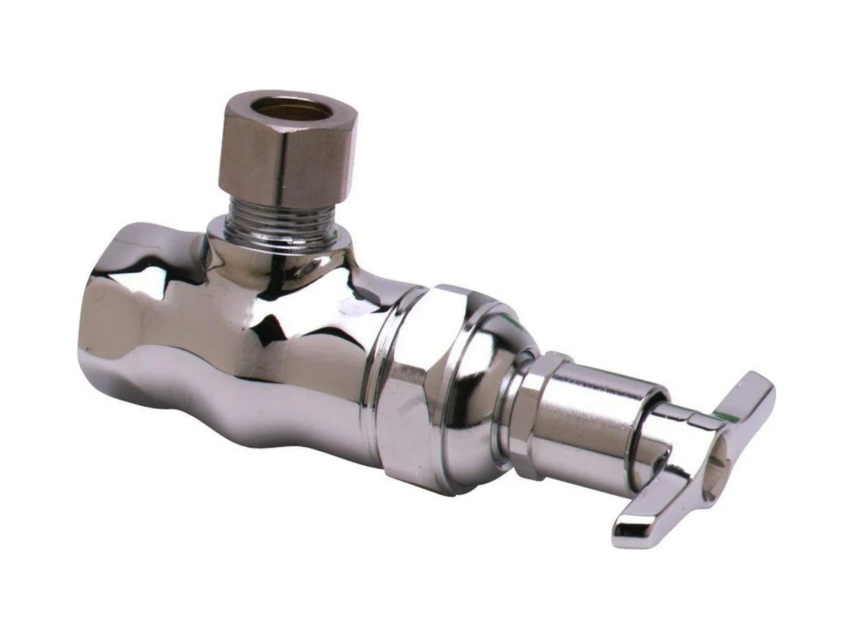 T&S Brass B-1342 Tee supply stop valve