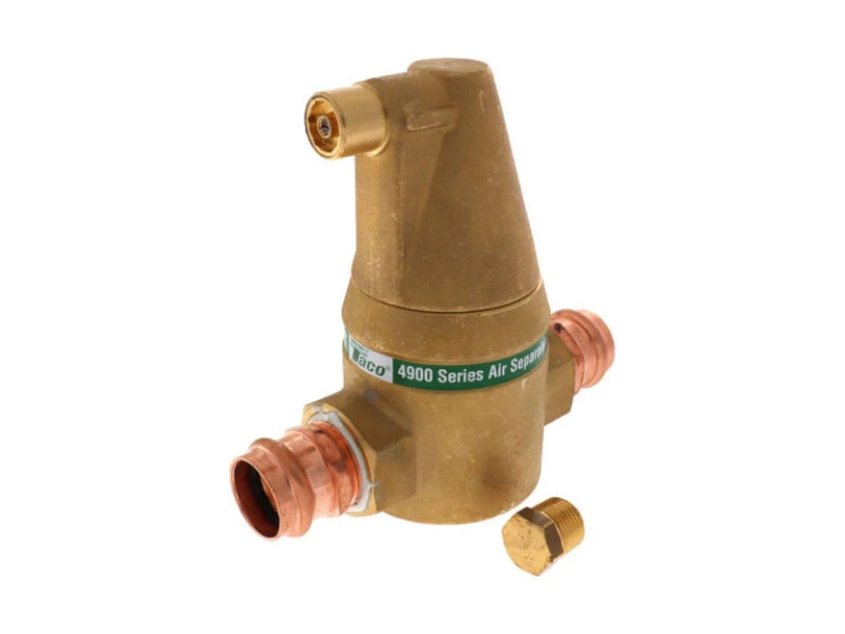 Taco 49-100P-1 Press in-line air separator
