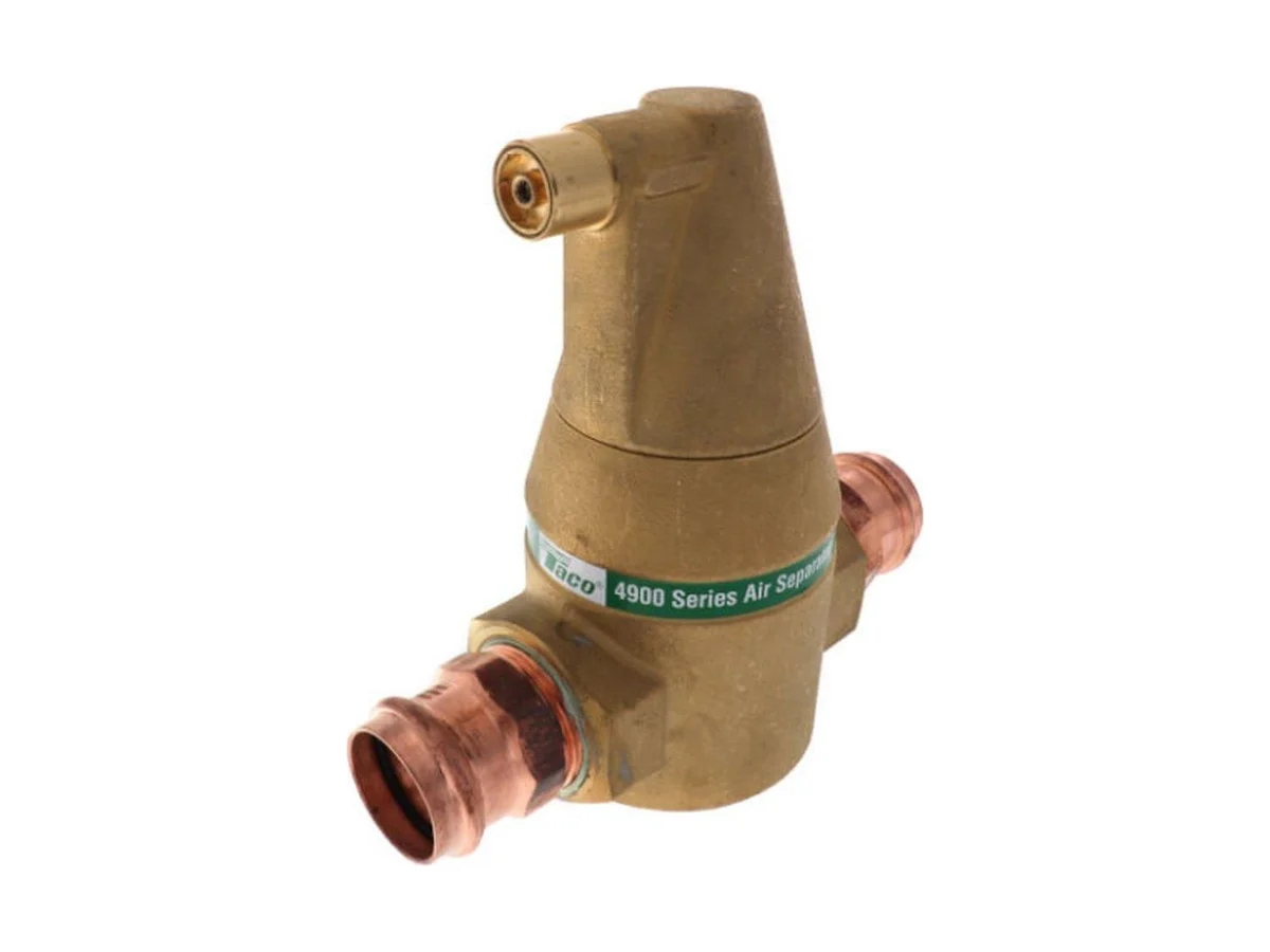 Taco 49-125P-1 Brass in-line air separator