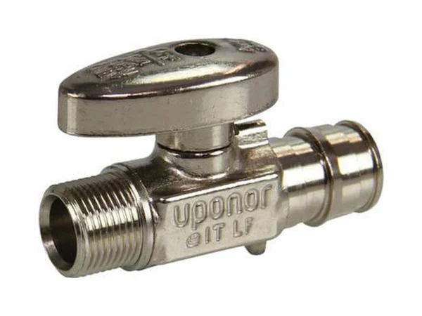 Uponor LF5865038 Valve in chrome plated