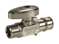 Uponor LF5865038 Valve in chrome plated