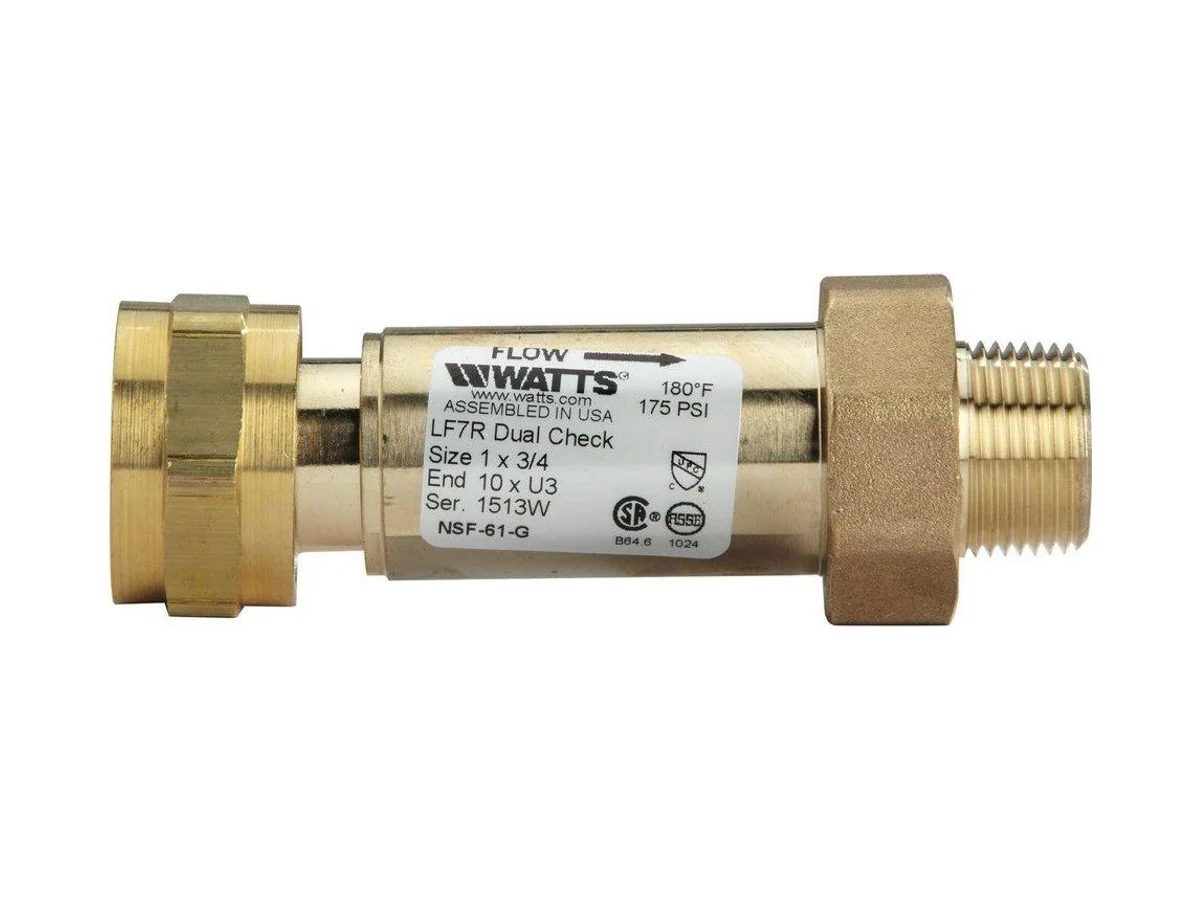 Watts 0072208 Union double check valve