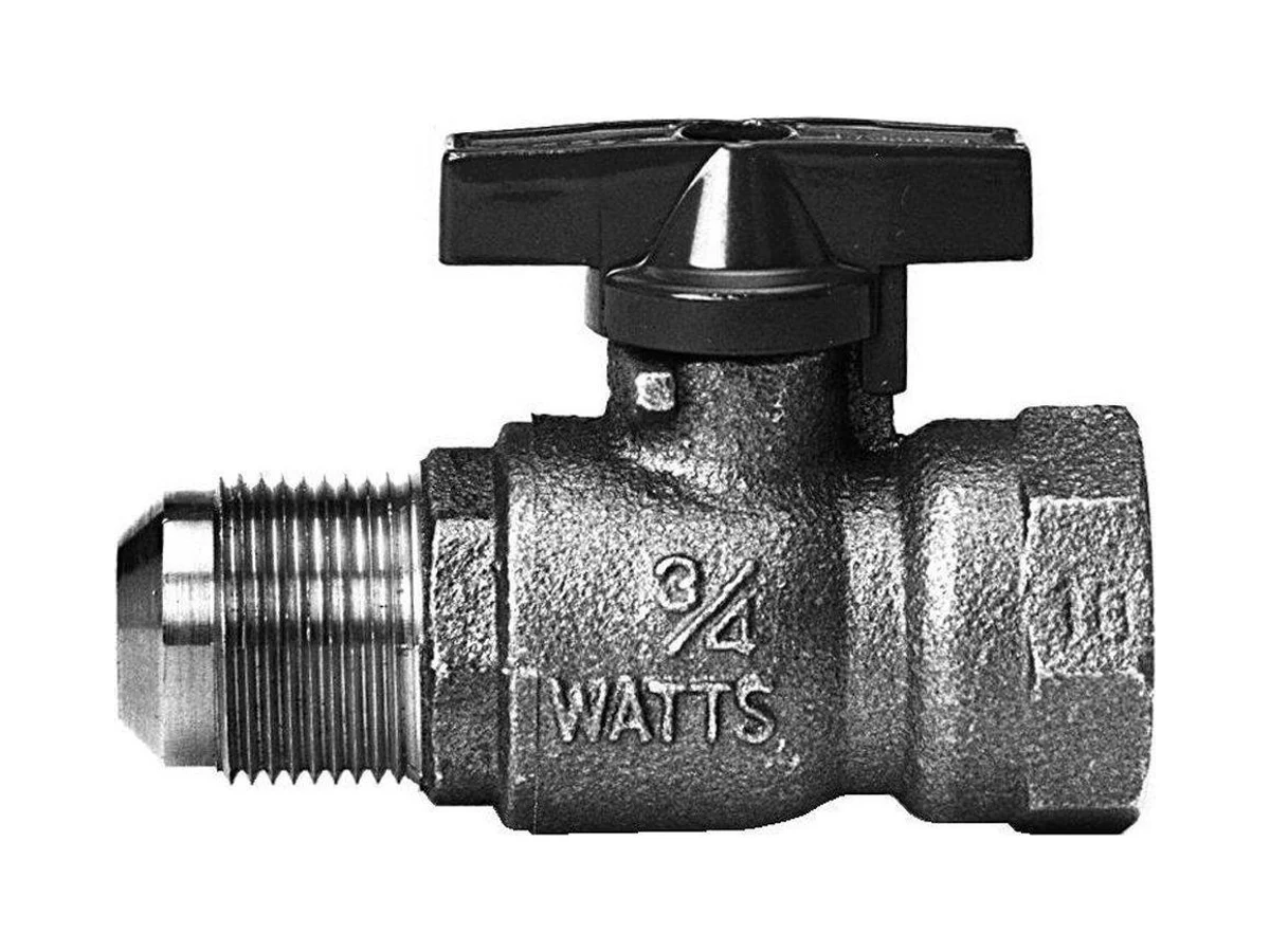 Watts 0545006 T-handle gas ball valve