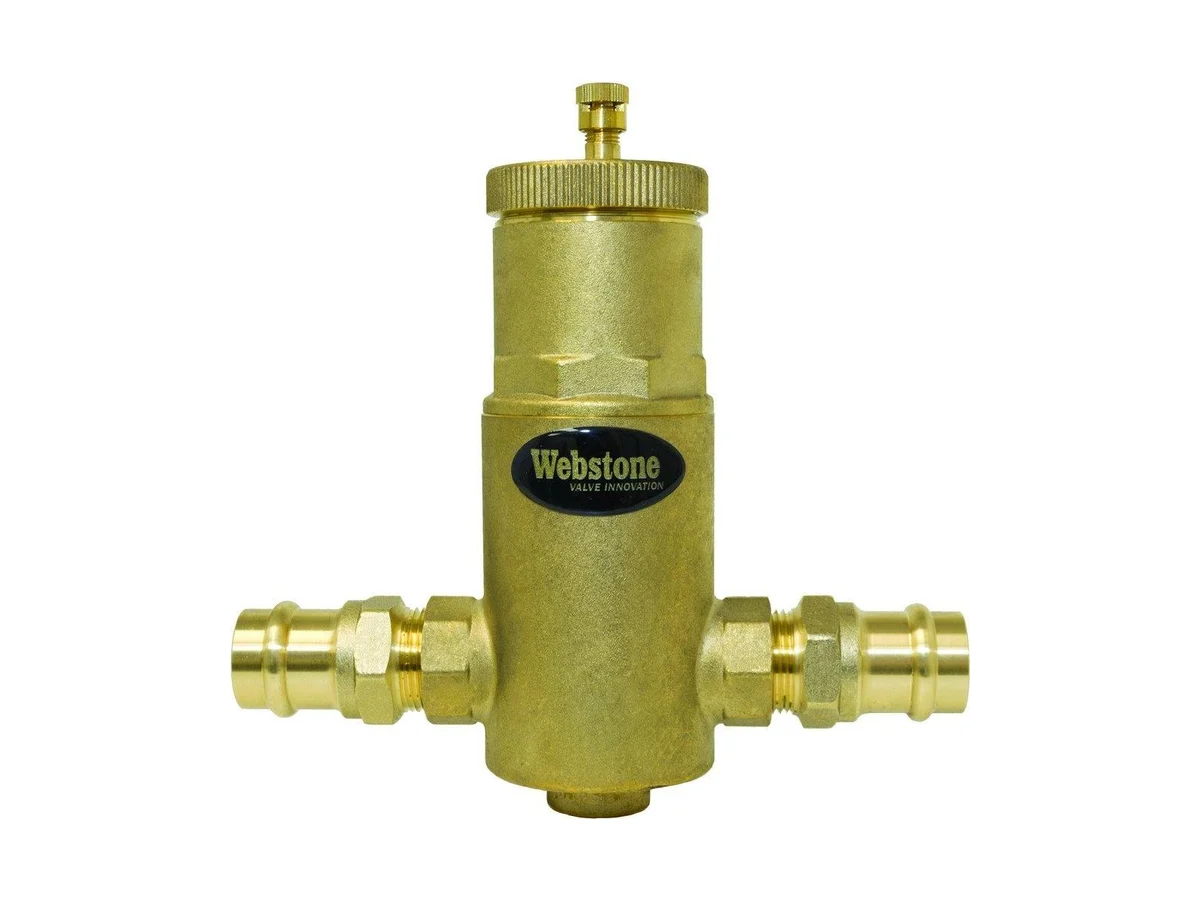Webstone a brand of NIBCO H-78004 Press brass air separator