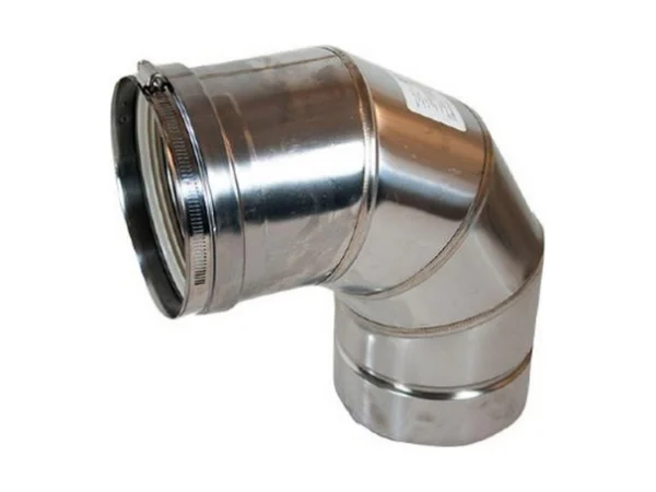 Z-Flex 02SVEEWC0490 Degree gas vent elbow