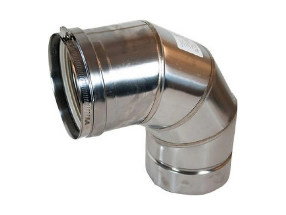 Z-Flex 02SVEEWC0490 Degree gas vent elbow